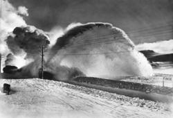 Snørydding på Bergensbana