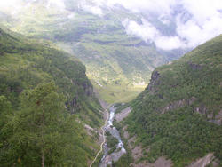 Utsikt mot Flåmsdalen