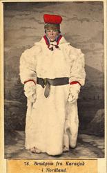 76. Brudgom fra Karasjok i Finmarken.