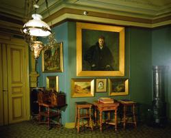 Ibsens arbeidsværelse slik det sto i Bysamlingen på Norsk Fo