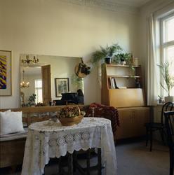 Musikkrom i nyoppusset leilighet på Frogner i Oslo. Illustra