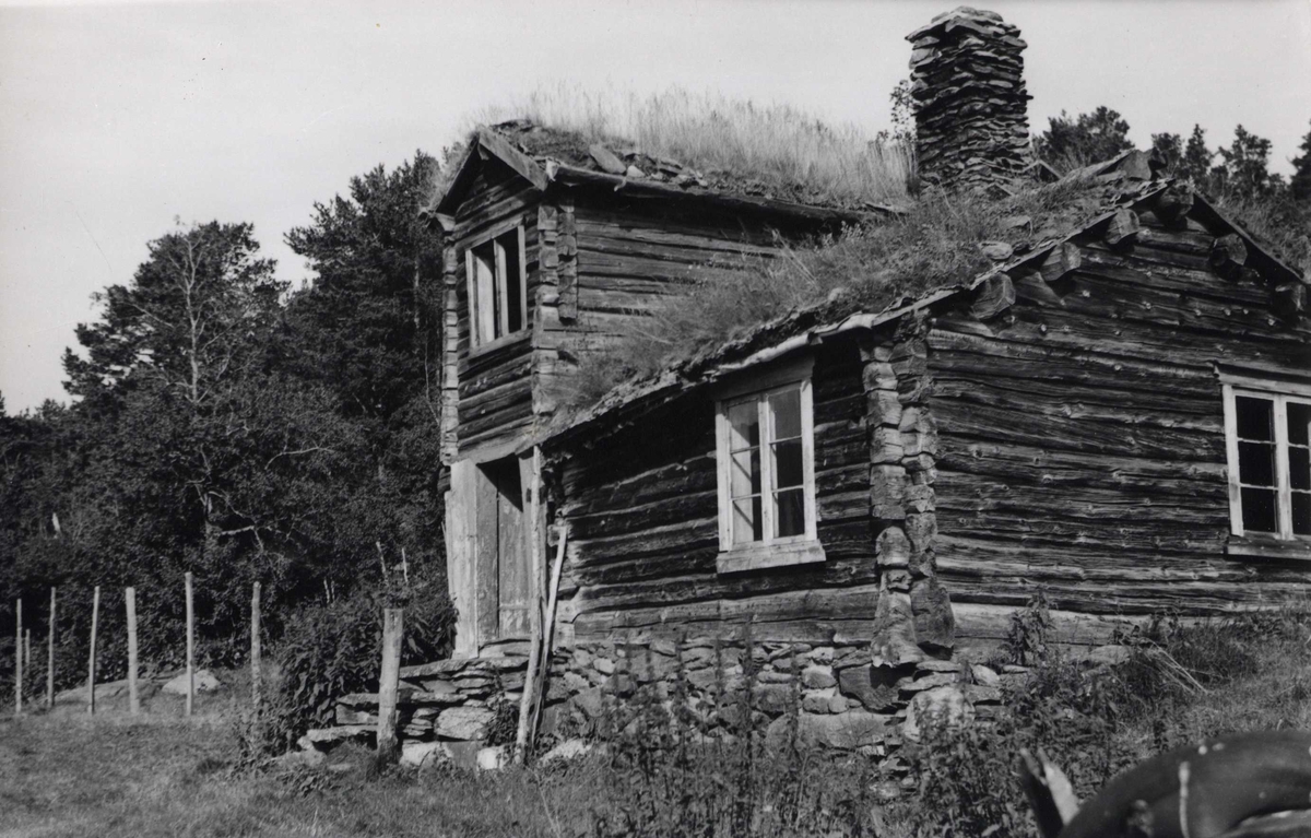 Stue, Bjørga, Oppdal, Sør-Trøndelag. Fotografert 1938.