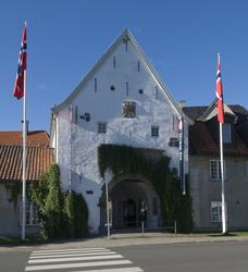 Inngangspartiet til Norsk Folkemuseum, september 2010. Berge