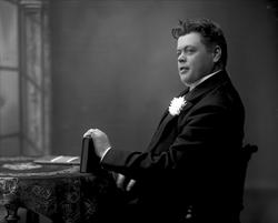 Portrett, operasanger Hoffmann.