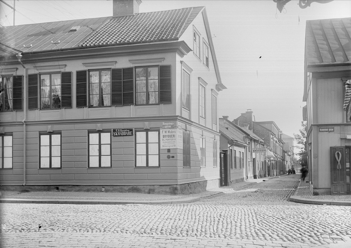 Bäverns gränd - Kungsängsgatan, Kungsängen, Uppsala 1901 - 1902