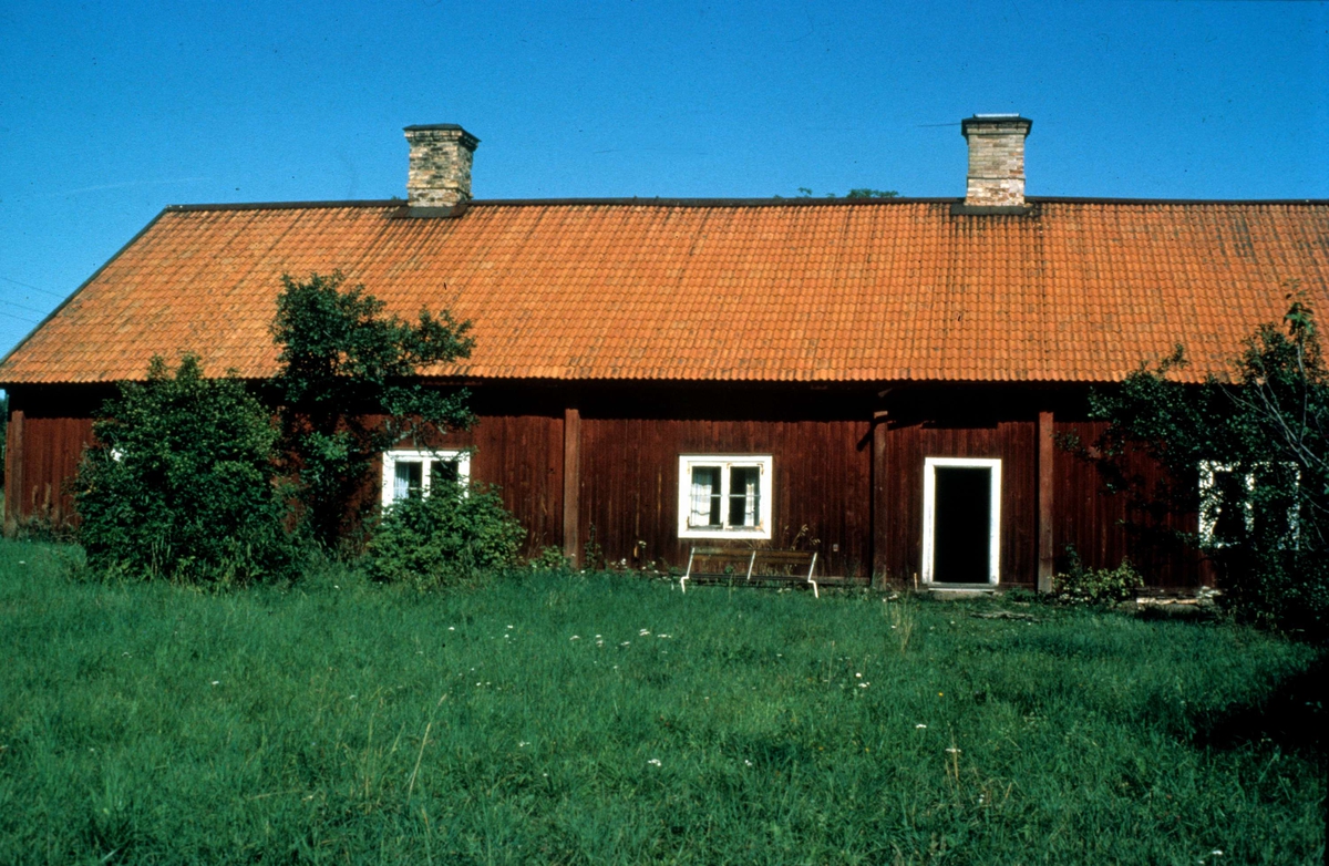 Bruksarbetarbostad, Lövstabruk, Österlövsta socken, Uppland 1975