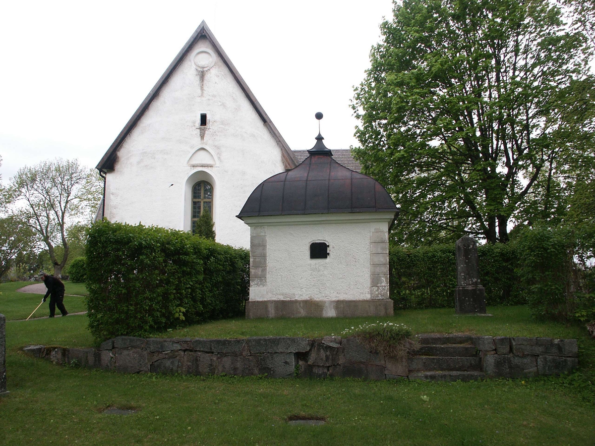 Nisbethska gravkoret vid Östuna kyrka, Östuna socken, Uppland 2006