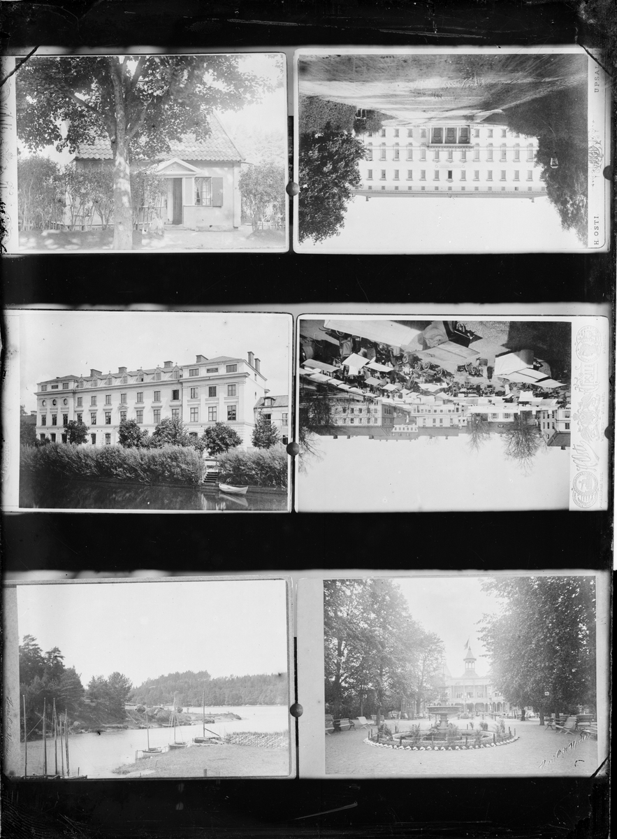 Reprofotografi - restaurang Flustret, stadsdelen Fjärdingen, Uppsala 1906