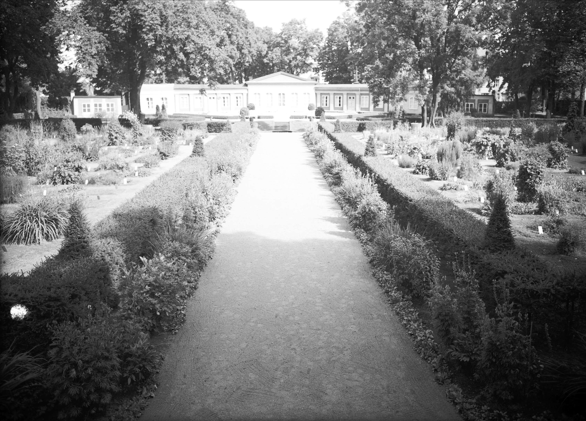 Linnéträdgården med orangeriet, kvarteret Örtedalen, Uppsala 