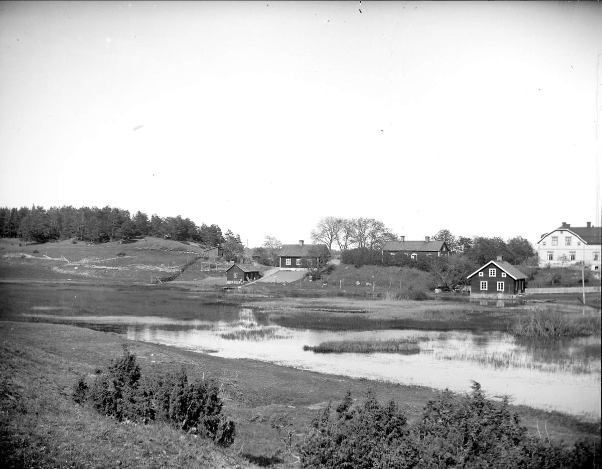 Bebyggelse vid vattendrag i Norrsunda socken, Uppland 1919