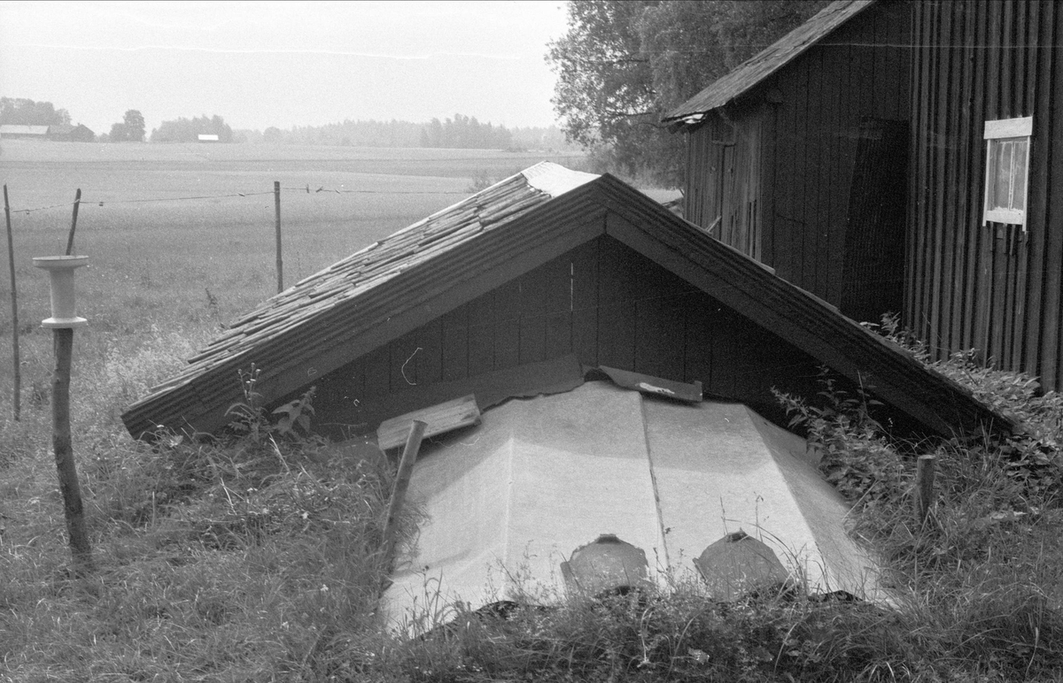 Jordkällare, Karlberg, Lytta 1:7 och 1:12, Lytta, Bälinge socken, Uppland 1976