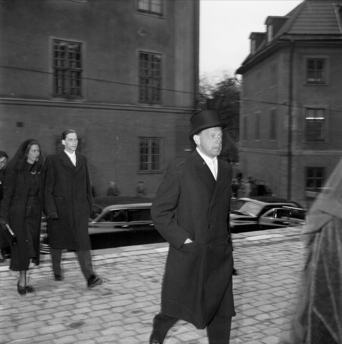 Hjalmar Hammarskjölds jordfästning i Uppsala domkyrka, Uppsala 1953
