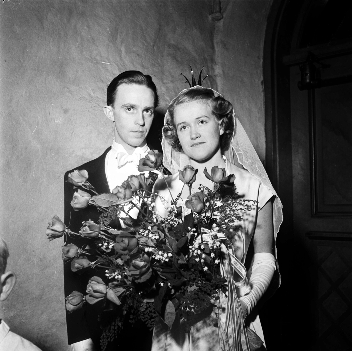 Bröllop - brudpar 1953