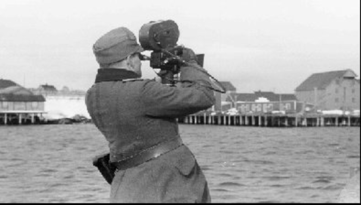 Soldat, filmkamera