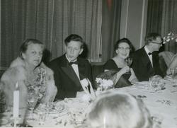 Middag på Continental etter stabelavløpning av tankeren M/S 