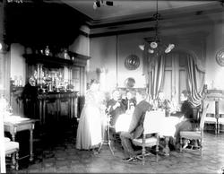 Sandakerveien, interiør spisesalen