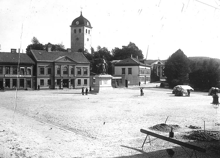 Uddevalla torg omkring 1920