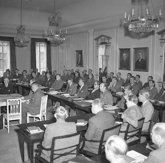 Uddevalla rådhus i maj 1947