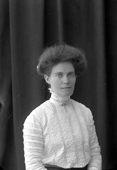 Enligt fotografens journal nr 2 1909-1915: "Thorsson, Fr. Anna Här".