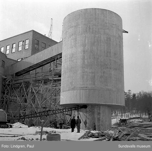 Byggnad på Östrandfabriken.