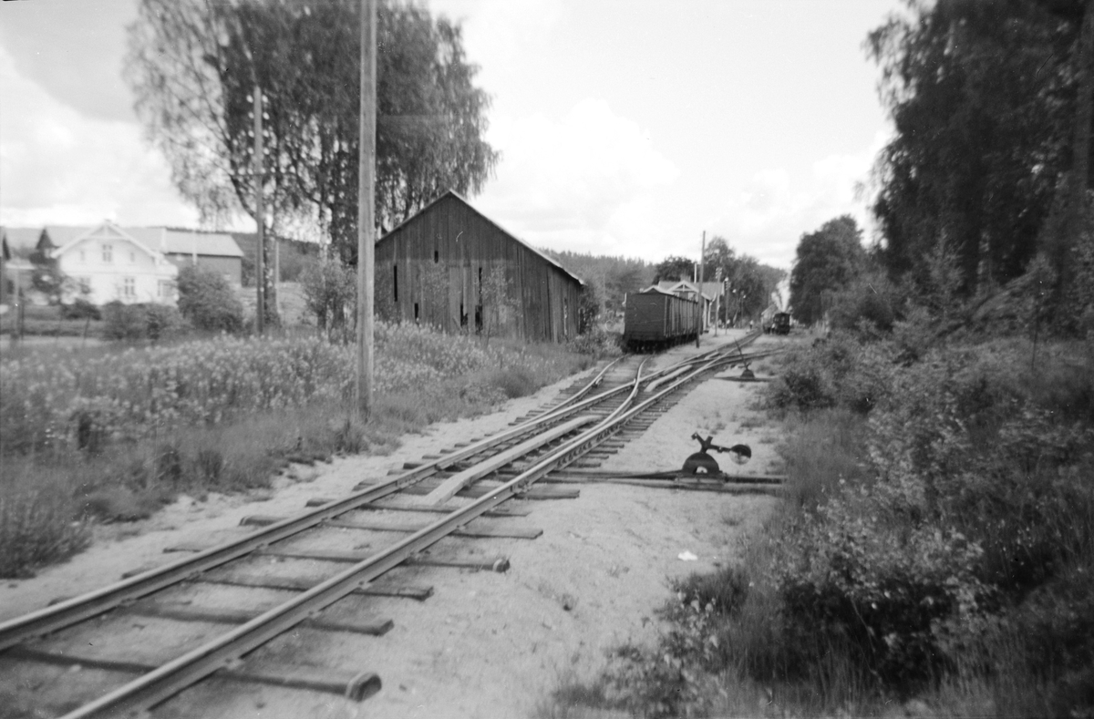 Fra Hornnes stasjon på Setesdalsbanen