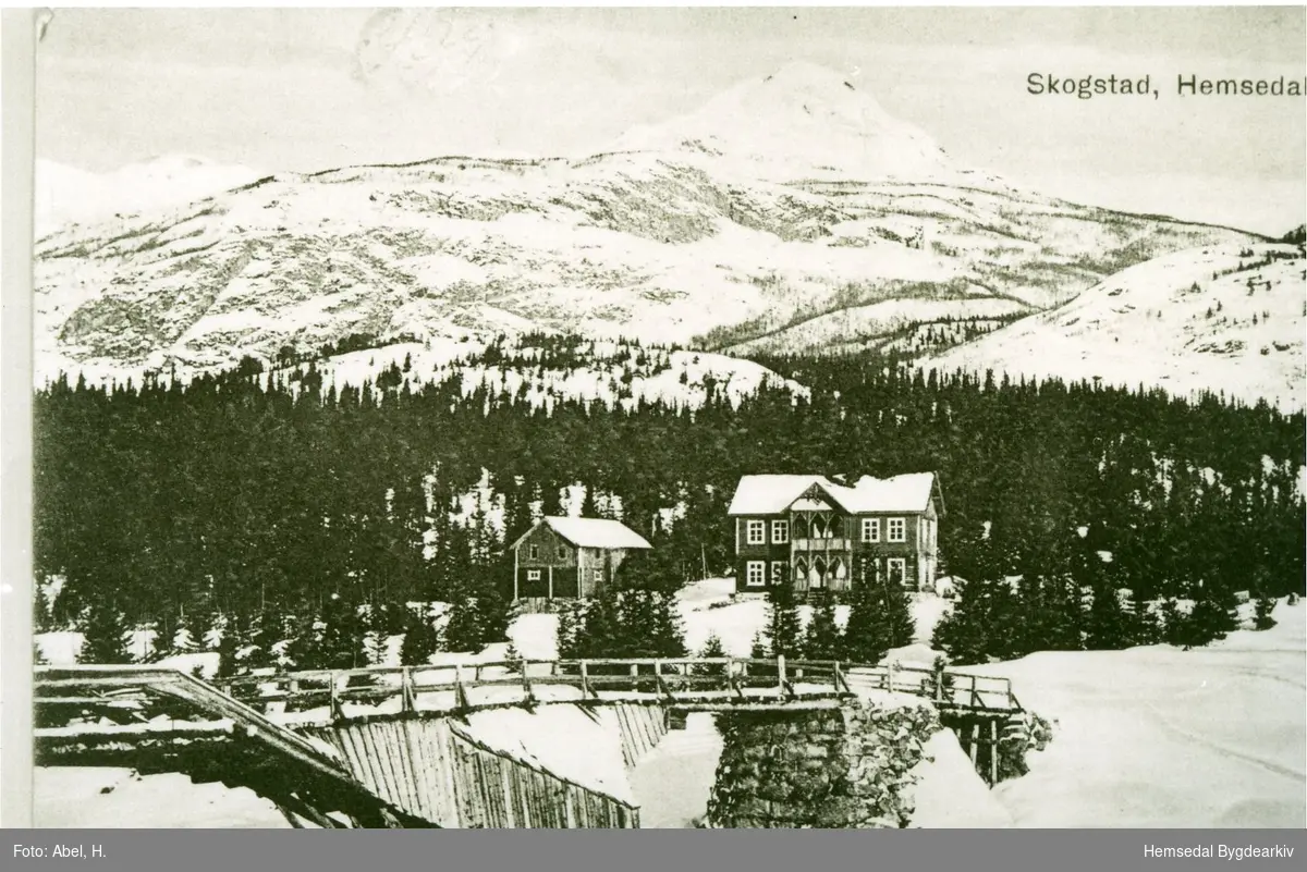 Skogstad Hotell i Hemsedal i 1904