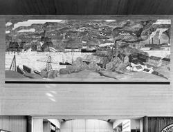 Østfoldutstillingen i Sarpbsborg 1930. Veggmaleri med Mosse-