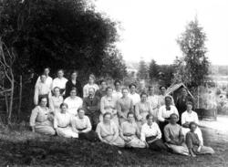 Tuberkuloseforeninga på Borgen i Skjeberg, ant fotografert u