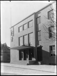 Folkets Hus i Sarpsborg St. Mariegate, eksteriør, nybygd i 1