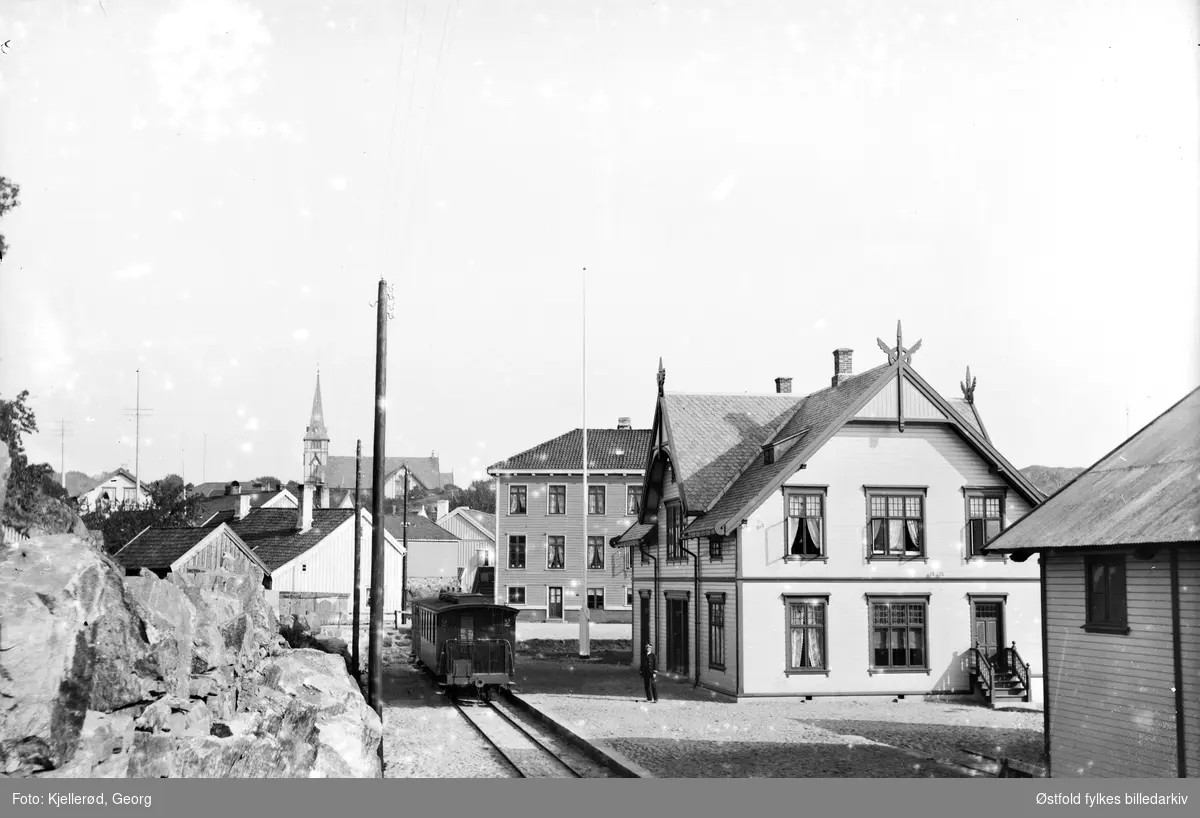 Grimstad jernbanestasjon.