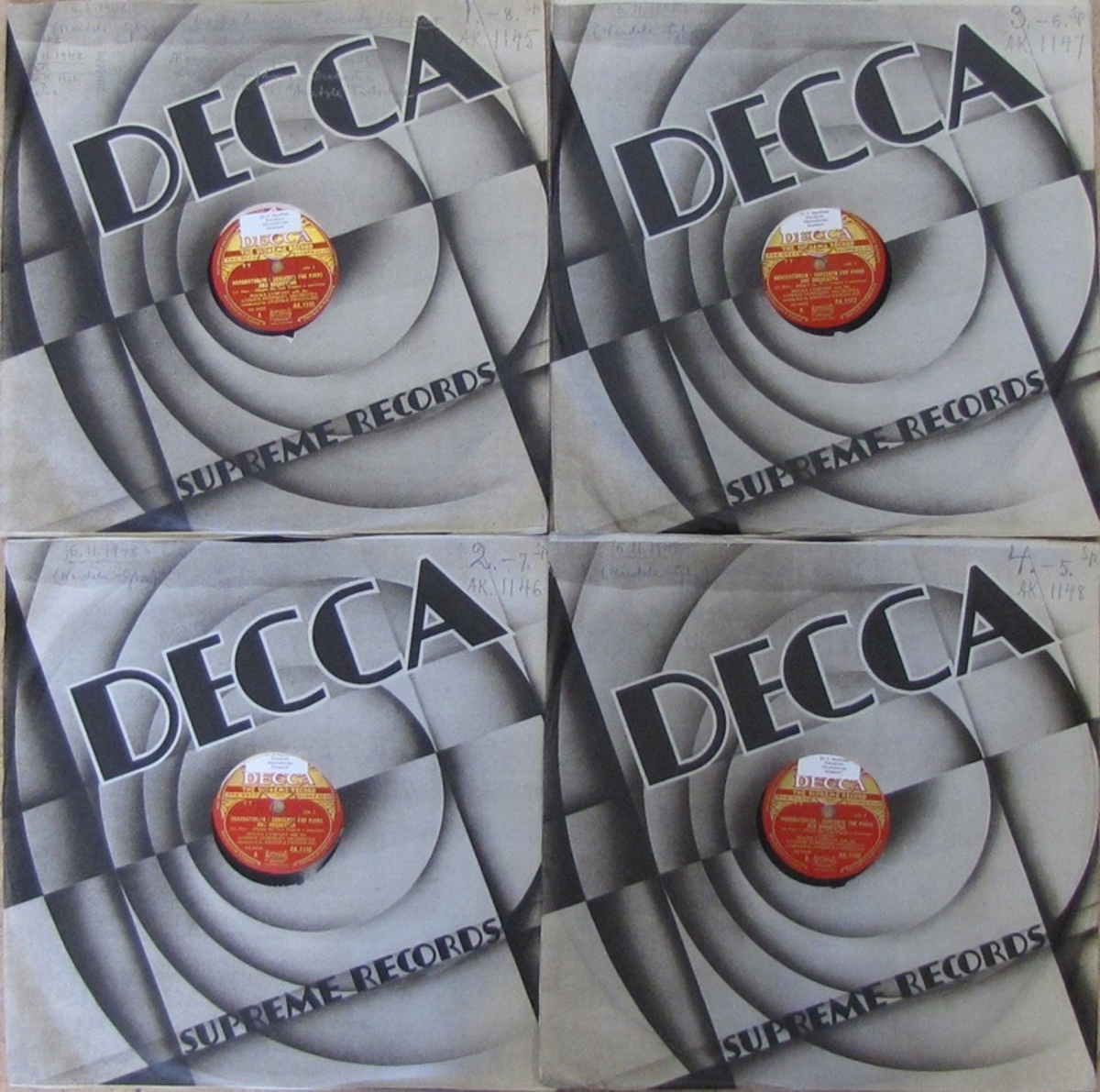 Vinylskivor av märket Decca