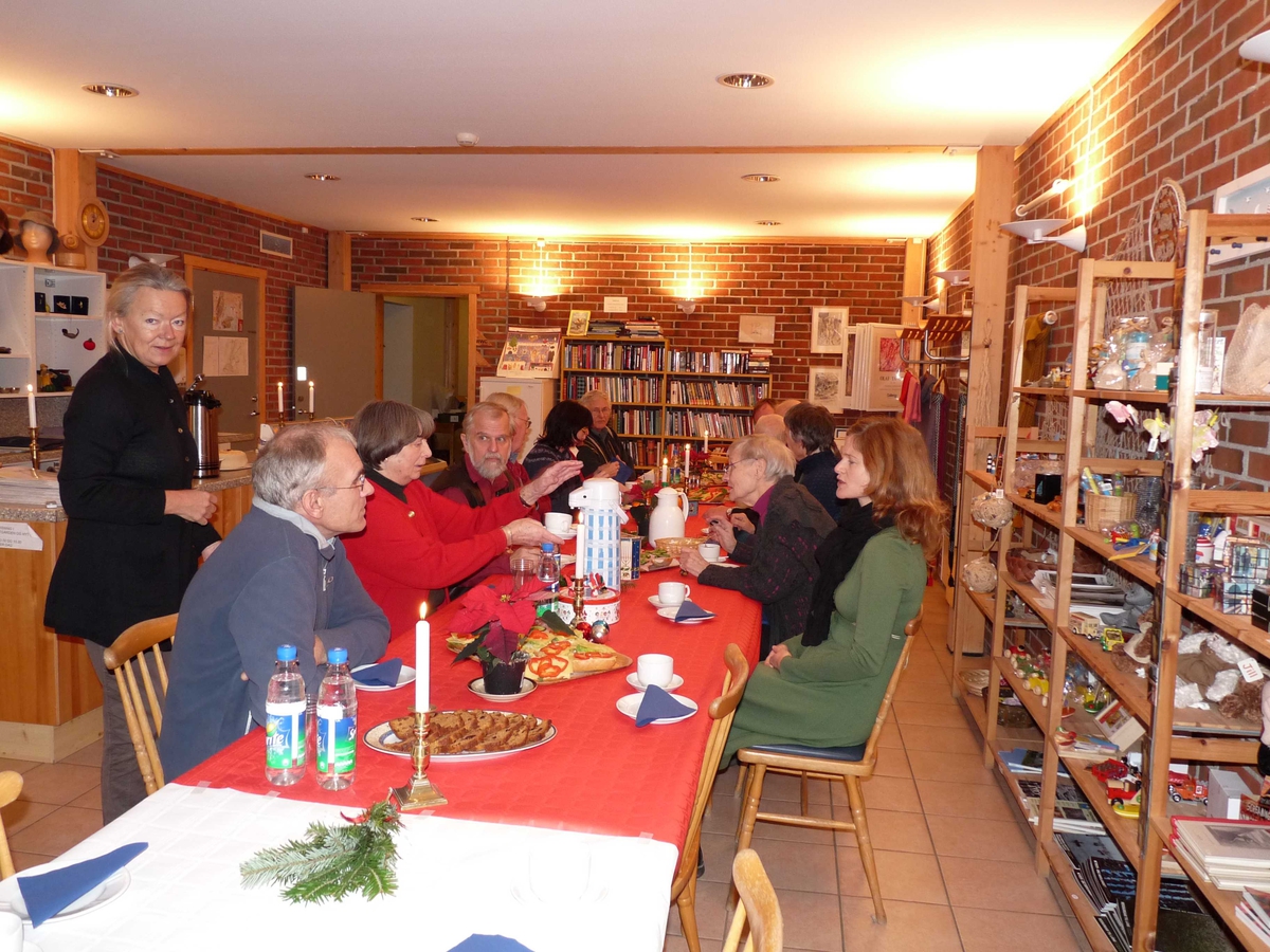 Juleavslutning på Berg-Kragerø Museum  med vennene, ansatte og kommunen.
15.12.2009