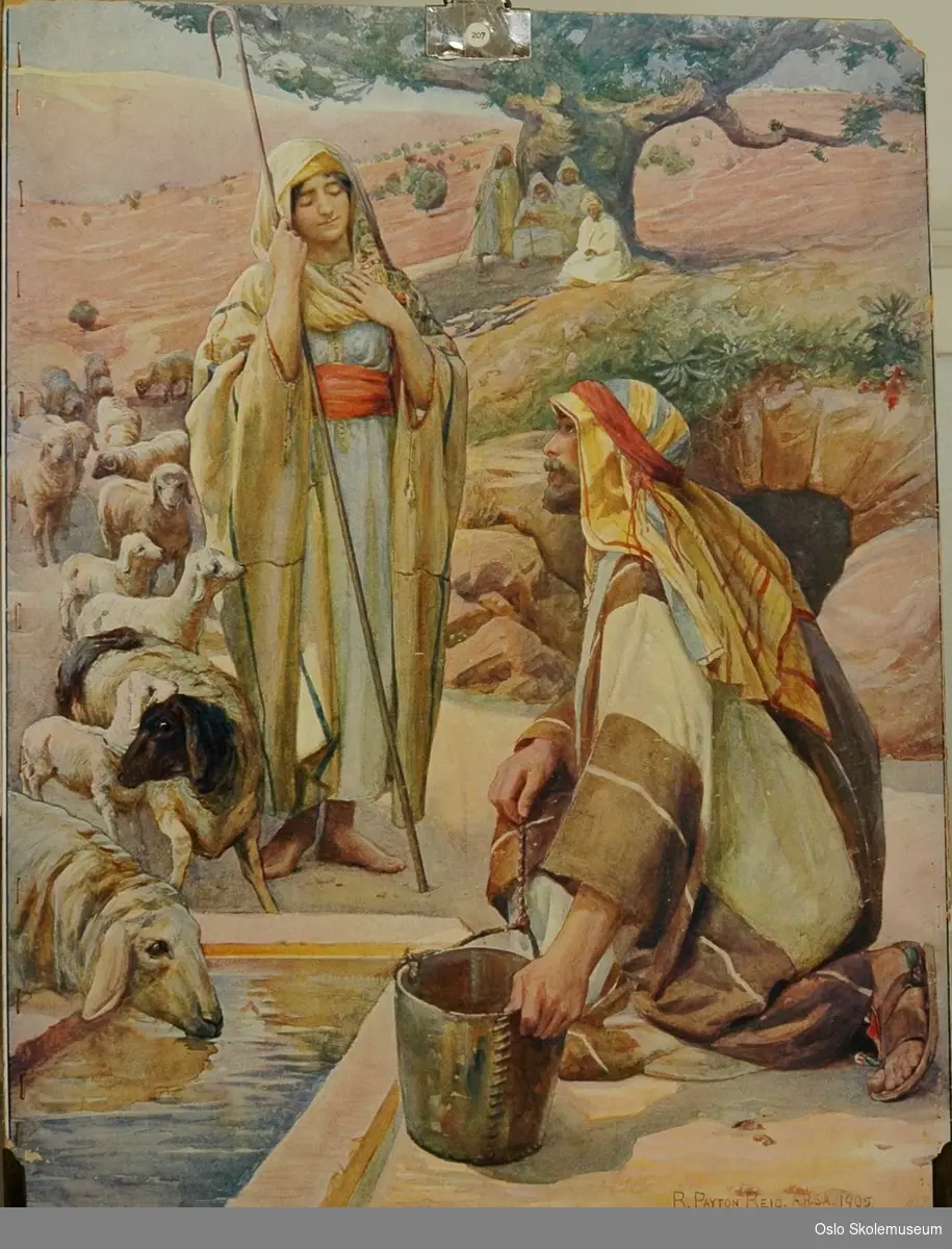 Bibelhistorie: Jesus og den samaritanske kvinnen.