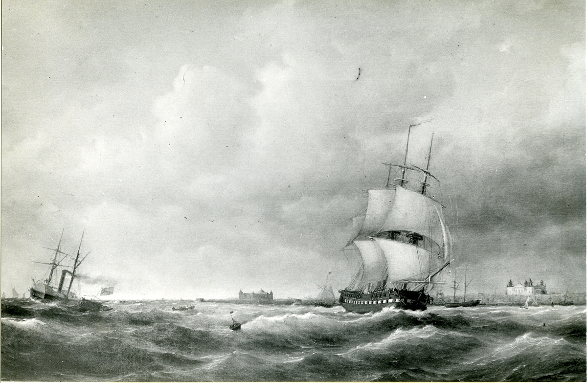Fregatt (1858) om 22 kanoner, ombyggd till korvett 1866. Gjorde expeditioner i Nordamerika under amerikanska inbördeskriget och blev sedermera använt för exercisskolornas övningar. Utrangerades 1936.