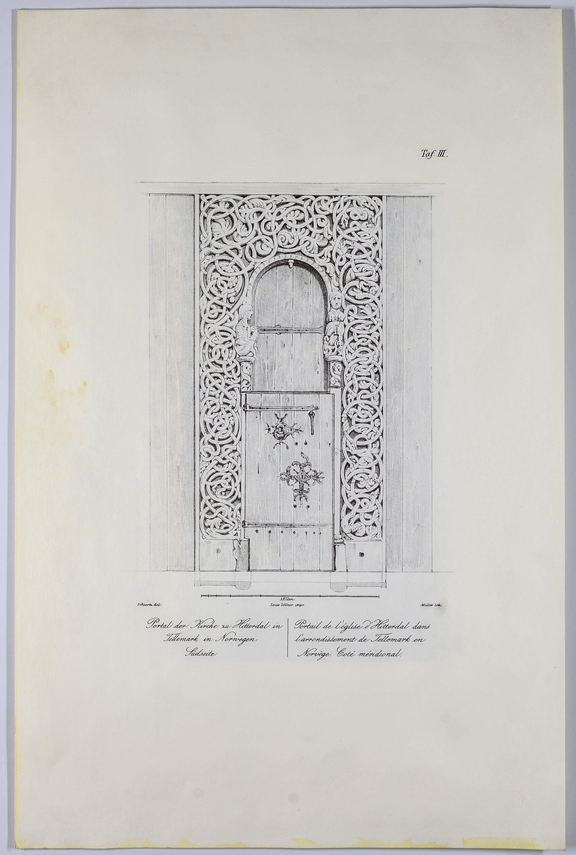 Tegning Trøndelag Folkemuseum / DigitaltMuseum