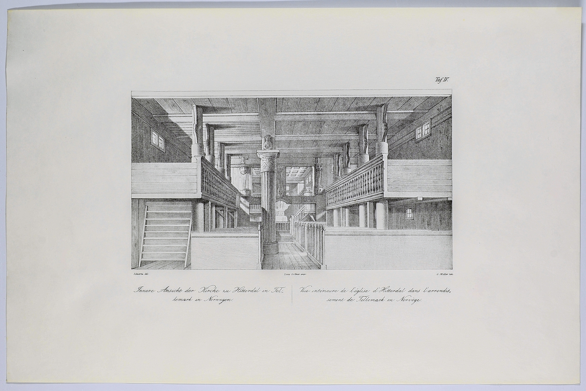 Tegning Trøndelag Folkemuseum / DigitaltMuseum