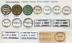 Stempelkatalog 2840 Reinsvoll (Reinsvolden, Reinsvold-Skreia