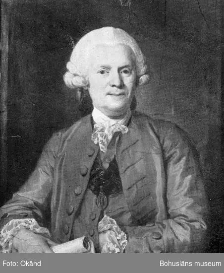 "Borgmästare Mikael Koch född 1715, död 1789 Uddevalla".