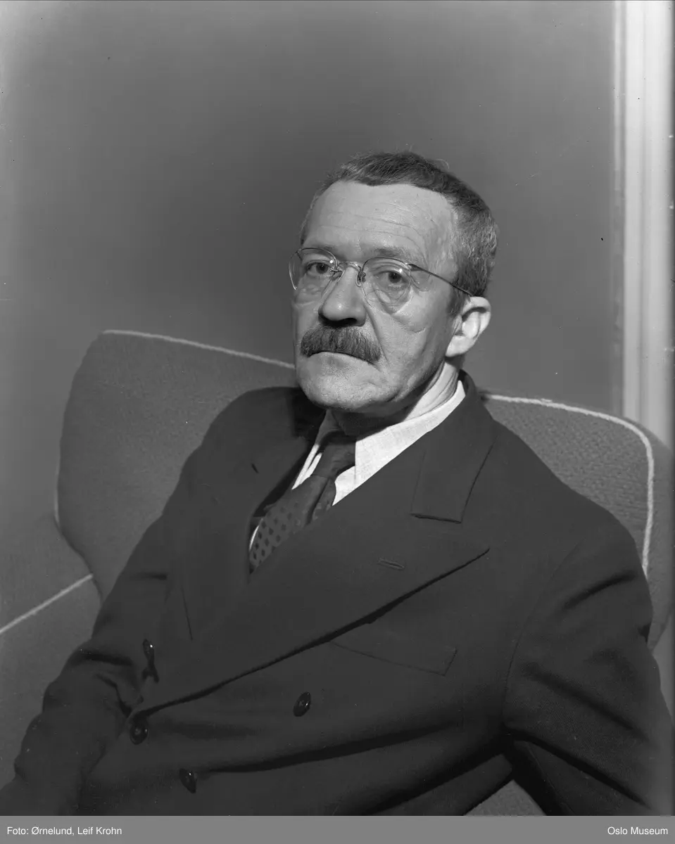 Arnulf Øverland. Oslo Museum / DigitaltMuseum