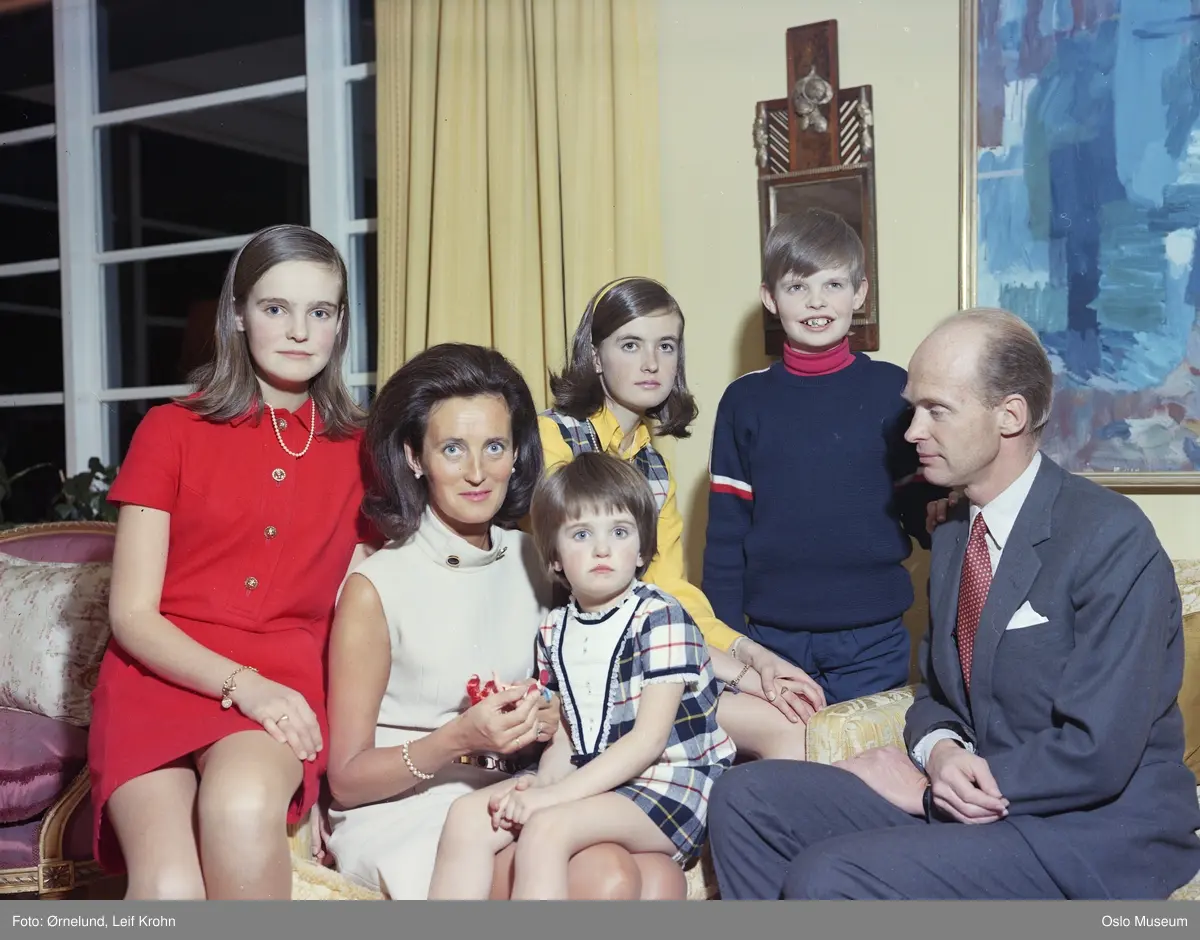 Fred. Olsen med familie. Oslo Museum / DigitaltMuseum