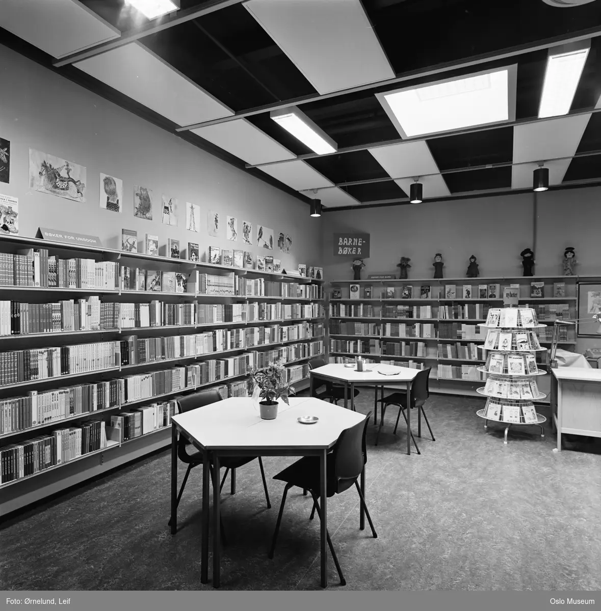 Deichmanske bibliotek, Stovner filial, interiør, barneavdeling