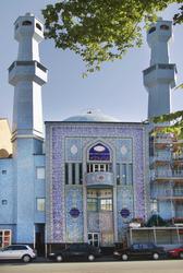 Islam, World Islamic Mission, moske, eksteriør, interiør, or