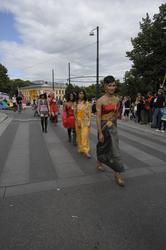 Fotodokumentasjon av Homoparaden 2008. Mennesker, opptog, pa