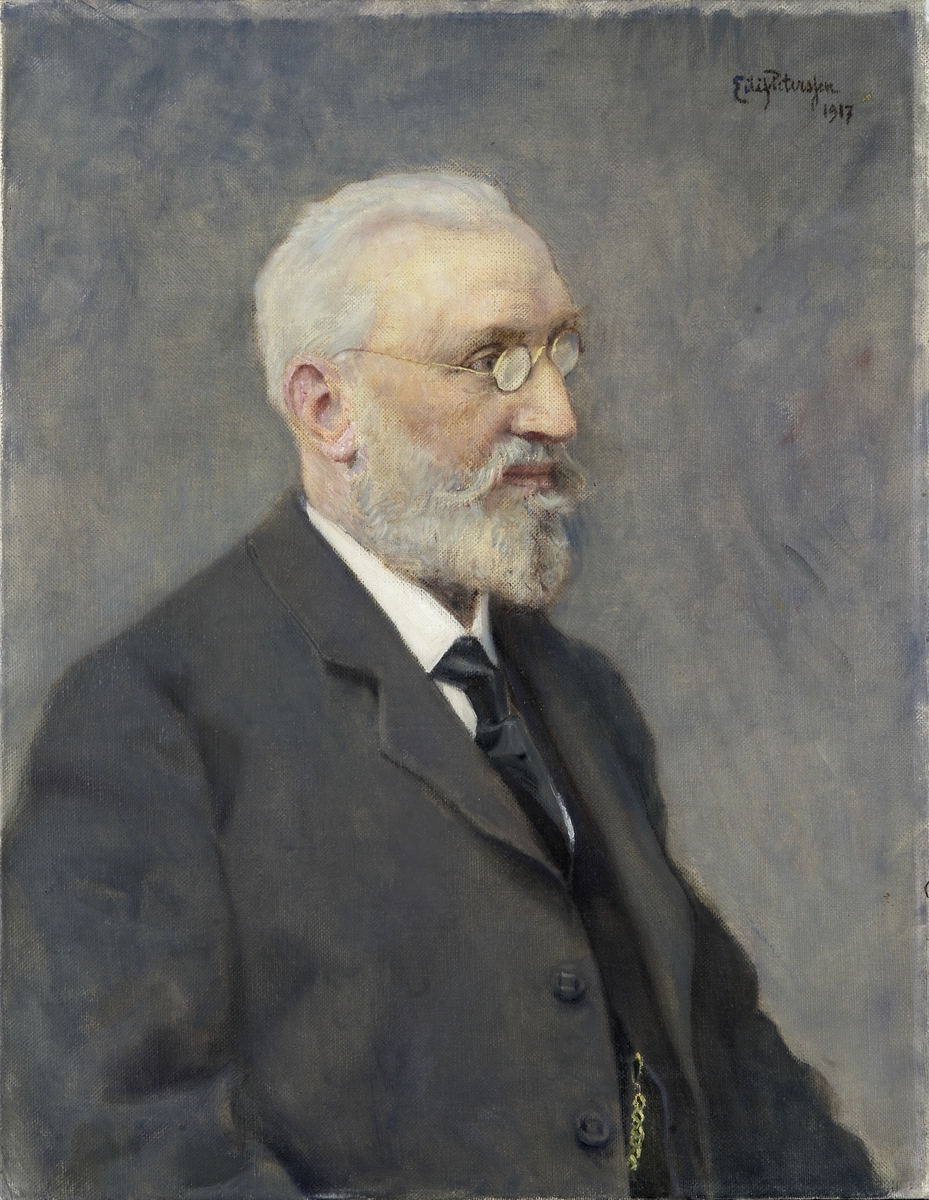 Portrett av Olaus Andreas Halvorsen [olje på lerret] - Oslo Museum