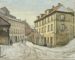 Fra Strandgata i Pipervika [Forstadsmotiv]