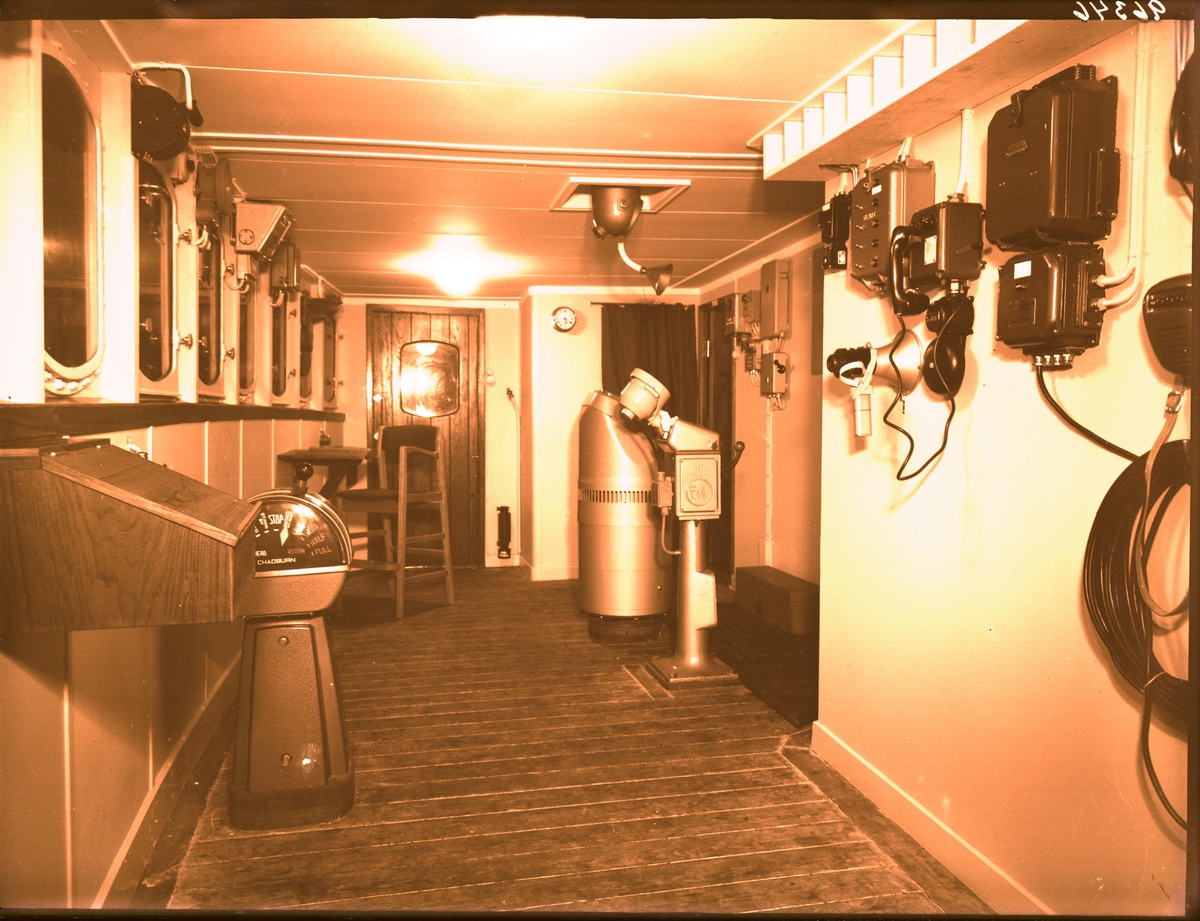 HMV - Haugesunds Mekaniske Verksted - Interiør av skip