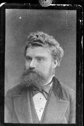 Reproduksjon av et mannsportrett.