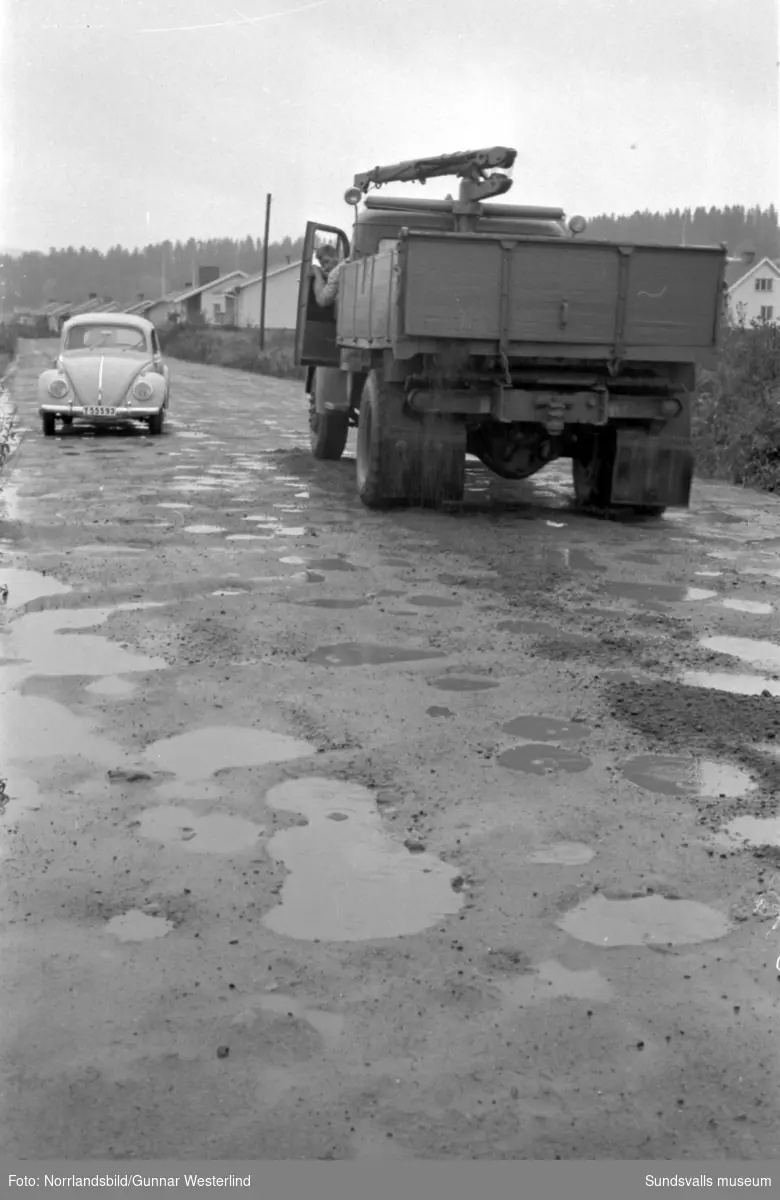Usla vägar i Selånger, Granlo och Gudmundsbyn.