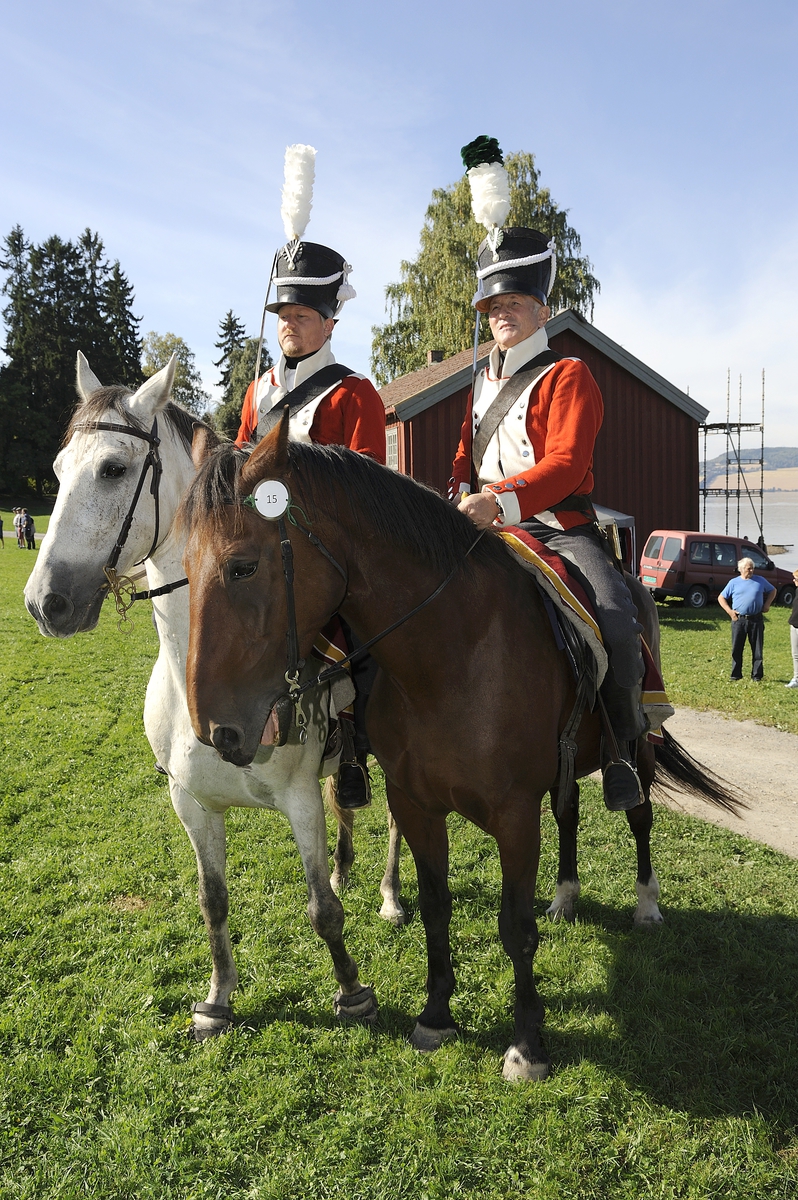 Kulturminnedagen 2013 og Hestensdag 2013 på Domkirkeodden. 
Oppvisning av diverse hesteraser. 
Dragoner i uniform. 