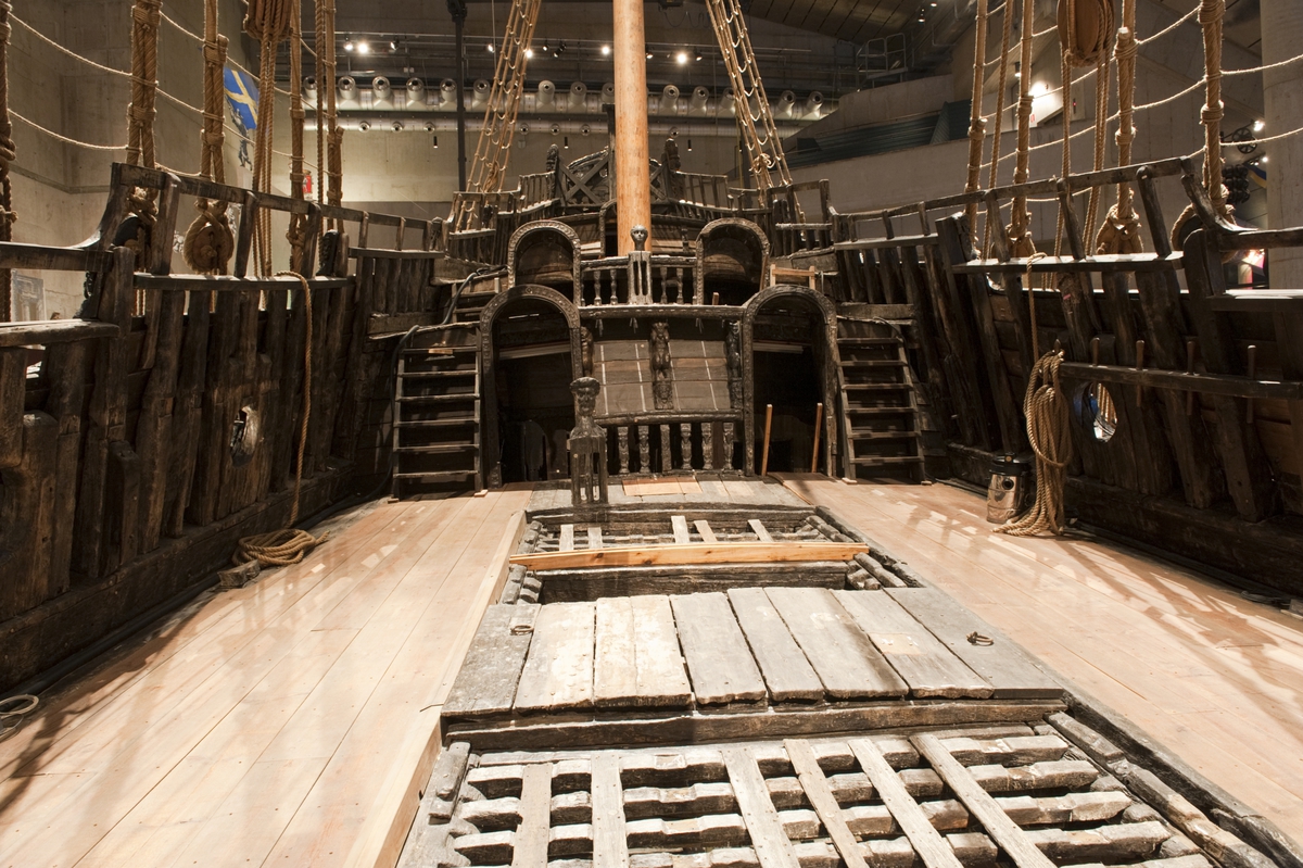 Bilder tagna ombord på regalskeppet Vasa